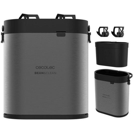 Cecotec Bean&Clean Limpiador Eléctrico de Portafiltro de Café + 2 Raspadores + 1 Cabezal de Limpieza