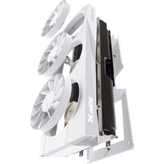 XFX QUICKSILVER AMD Radeon RX 9070 XT Triple ventilateur 16 Go GDDR6 FSR 4 Blanc