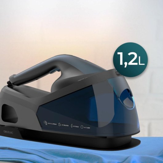 Cecotec IronHero V-2400 Station Centro de Planchado Vertical con Suela Cerámica 1.2L 2400W
