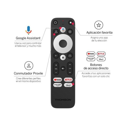 Thomson BOX PLUS 270G Smart TV Gris 4K Ultra HD 32 GB Wifi Ethernet