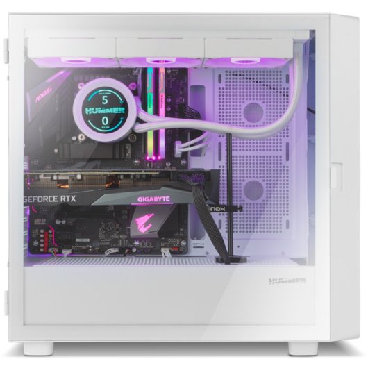 NOX Hummer BIOS Midi Tower Bianco