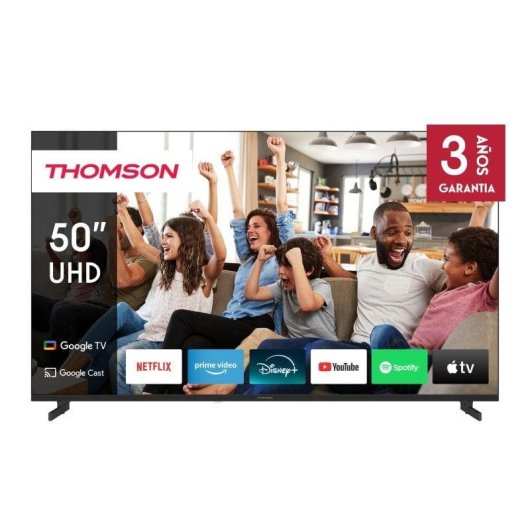 TV Thomson LED 50UG4S14 50" 4K UltraHD 60Hz Smart TV Google TV HDR10 Dolby Vision