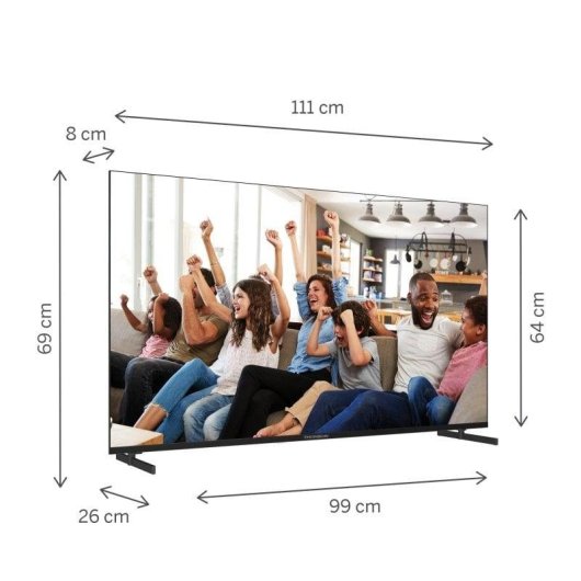 TV Thomson LED 50UG4S14 50" 4K UltraHD 60Hz Smart TV Google TV HDR10 Dolby Vision