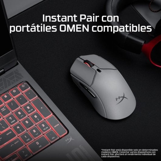 Mouse da gioco wireless HyperX Bundle Pulsefire Haste 2 Pro + tappetino per mouse HyperX Pulsefire Mat