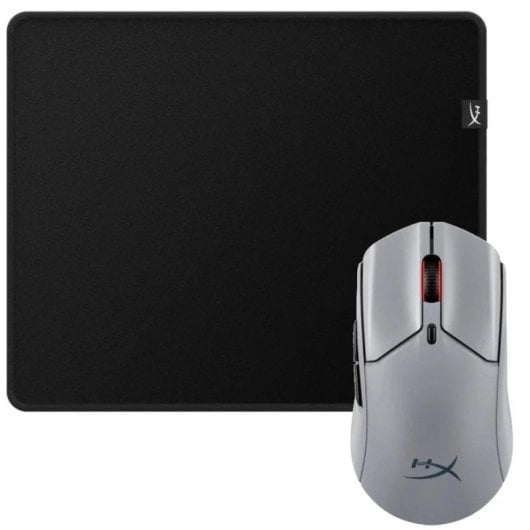 Mouse da gioco wireless HyperX Bundle Pulsefire Haste 2 Pro + tappetino per mouse HyperX Pulsefire Mat