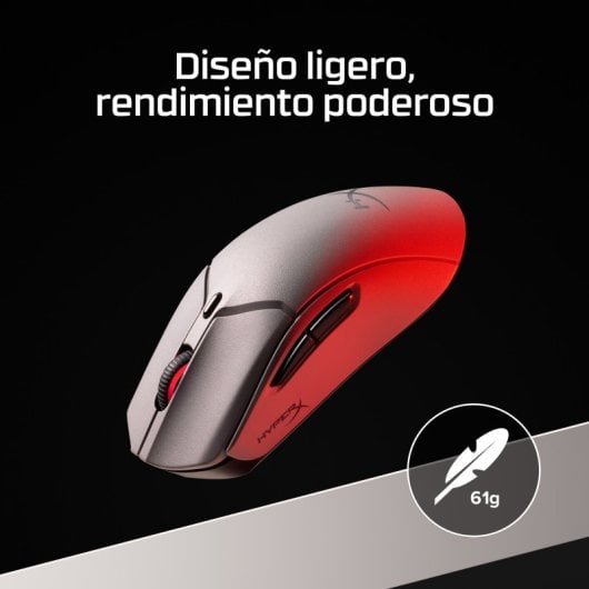 Mouse da gioco wireless HyperX Bundle Pulsefire Haste 2 Pro + tappetino per mouse HyperX Pulsefire Mat