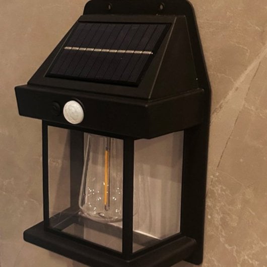 Klack Luz Solar de Pared con Sensor de Movimiento y 3 Modos, IP65 Impermeable para Exteriores