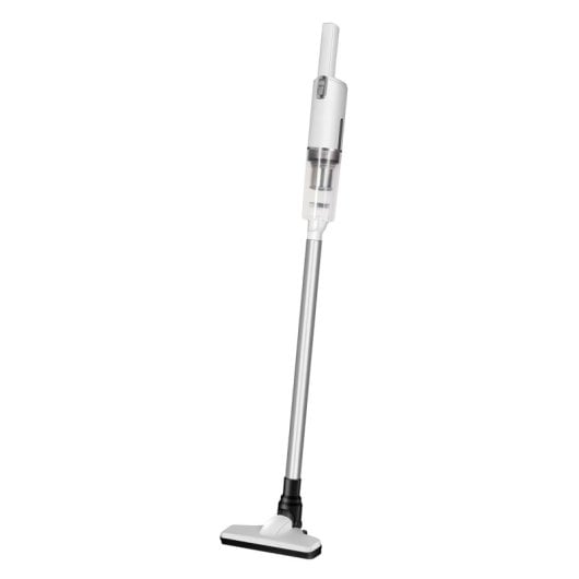 Klack Aspiradora Escoba/Mano sin Cable 120W con Depósito 0.2L y Filtro HEPA+ Blanca