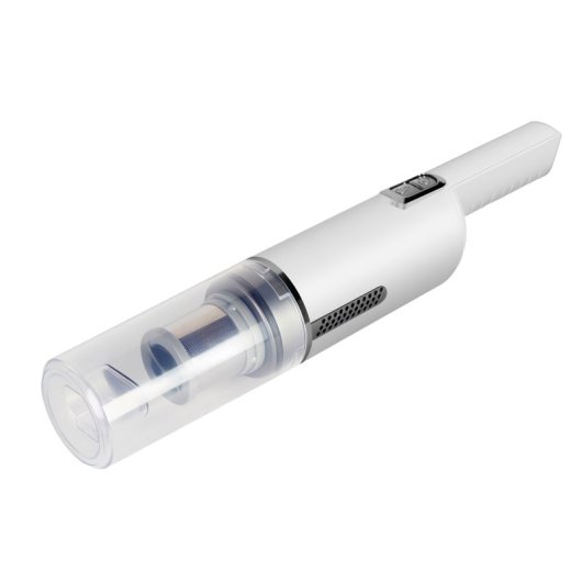 Klack Aspiradora Escoba/Mano sin Cable 120W con Depósito 0.2L y Filtro HEPA+ Blanca