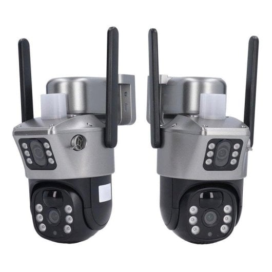 Câmera de vigilância Klack FullHD Visão Noturna Externa Painel Solar Áudio Bidirecional