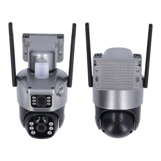 Câmera de vigilância Klack FullHD Visão Noturna Externa Painel Solar Áudio Bidirecional