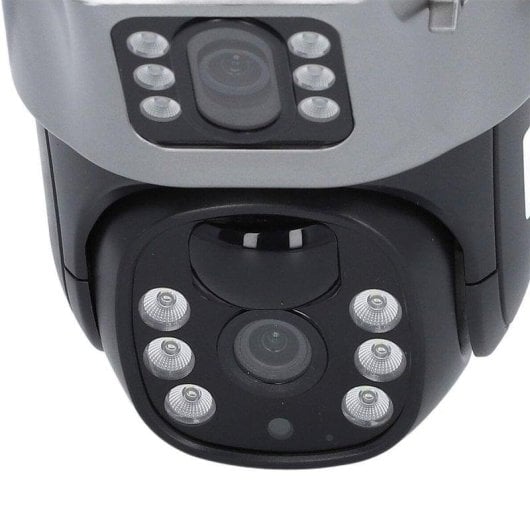 Câmera de vigilância Klack FullHD Visão Noturna Externa Painel Solar Áudio Bidirecional