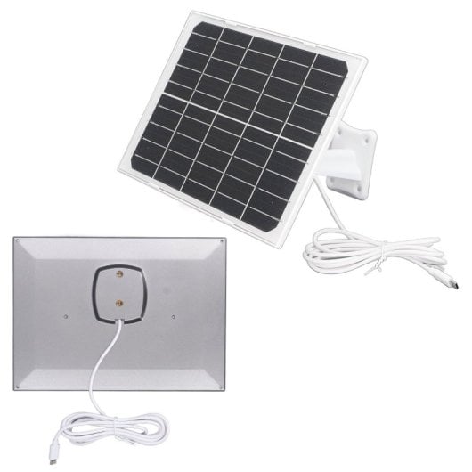 Klack Câmara de Segurança Solar WiFi para a Casa com Lente Dupla, à Prova de Água IP66