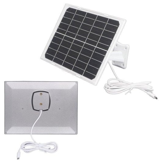 Câmera de vigilância Klack FullHD Visão Noturna Externa Painel Solar Áudio Bidirecional