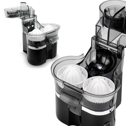 Klack Dual Extremme Juicer Exprimidor Eléctrico de Doble Cabezal 100W 15000RPM Negro