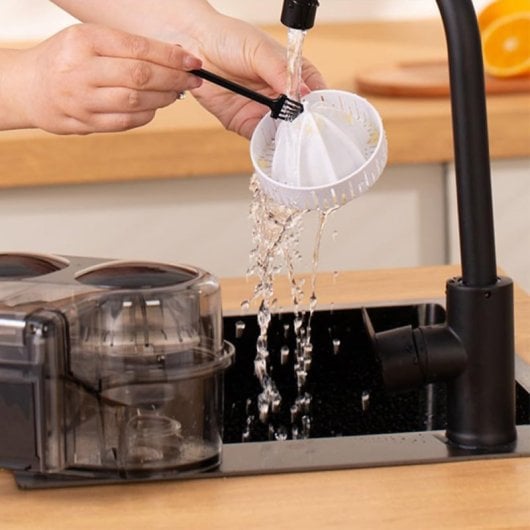 Klack Dual Extremme Juicer Exprimidor Eléctrico de Doble Cabezal 100W 15000RPM Negro