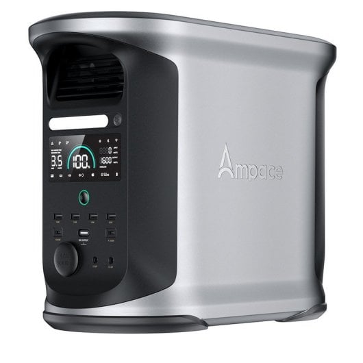 Centrale électrique portable Ampace Andes 1500 1462wh 2400w Noir