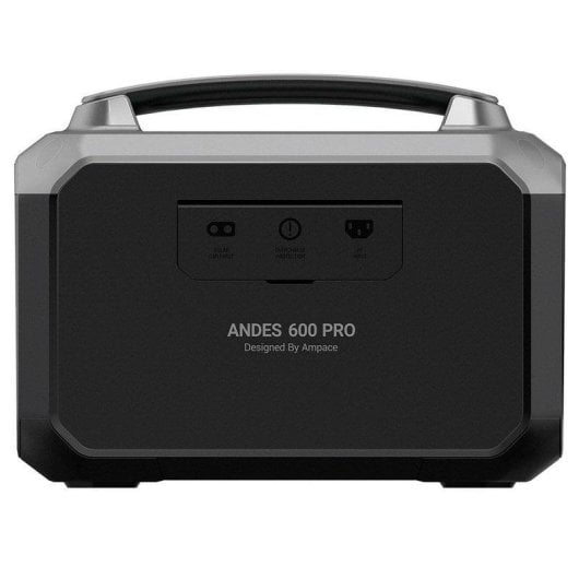 Energie-Station Ampace ANDES 600 Pro 584Wh 9 Anschluesse LiFePO4 Ultraschnelles Laden App-Steuerung LED-Licht Solar-kompatibel