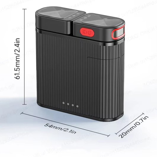 Klack H01 Micrófono Inalámbrico de Botón con Tecnología ENC USB-C/Lightning Negro