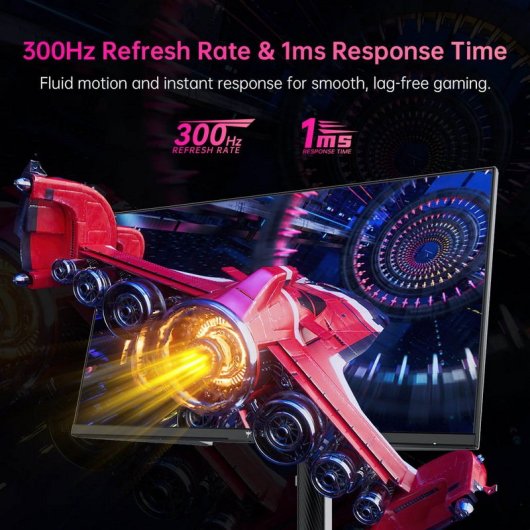 KTC KTC-H27E6 27" LED IPS QHD 300Hz compatibile con G-Sync