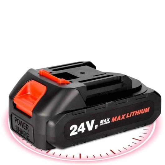 Klack Mini Motosierra Inalámbrica de Mano con Batería Recargable 24V 500W Negra