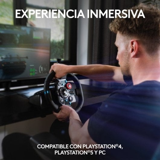 Logitech Pack G29 Volante Driving Force para PS5/PS4/PS3/PC + Logitech G432 Auriculares Gaming 7.1