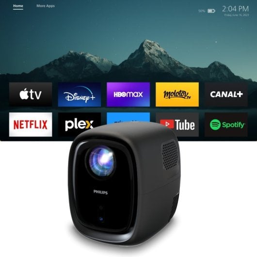 Philips NeoPix 130C Proyector LED Inteligente 720p (1280x720) WiFi Negro