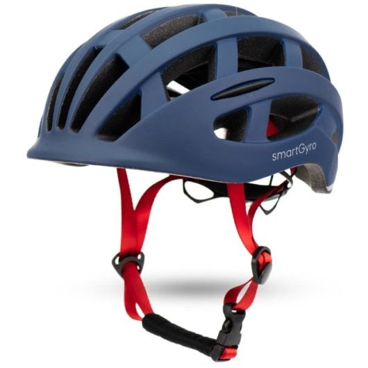 Smartgyro Smart Helmet Casco Urbano con Luce per Scooter e-Bike Multi Taglia Regolabile M/L Blu