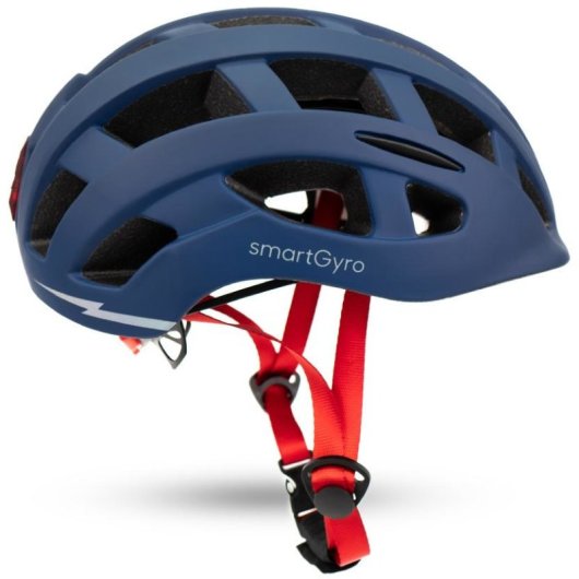 Smartgyro Smart Helmet Casco Urbano con Luce per Scooter e-Bike Multi Taglia Regolabile M/L Blu