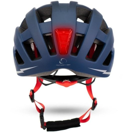 Smartgyro Smart Helmet Casco Urbano con Luce per Scooter e-Bike Multi Taglia Regolabile M/L Blu