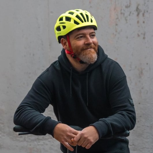 Smartgyro Smart Helmet Casco Urbano con Luce per Scooter e-Bike Multi Taglia Regolabile M/L Giallo