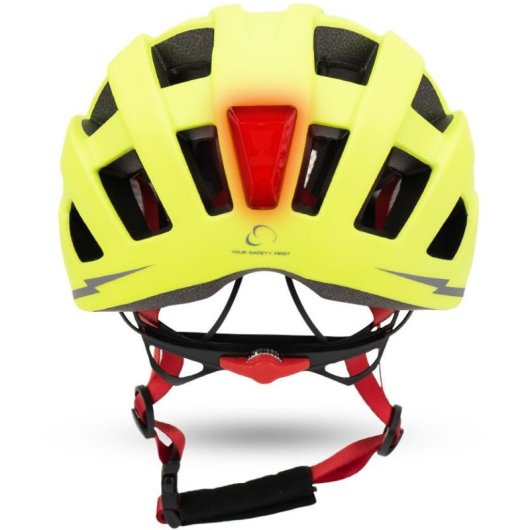Smartgyro Smart Helmet Casco Urbano con Luce per Scooter e-Bike Multi Taglia Regolabile M/L Giallo