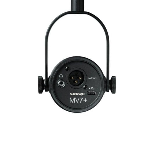 Microphone Shure MV7+ USB/XLR dynamique avec panneau LED personnalisable