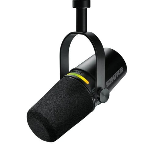 Microphone Shure MV7+ USB/XLR dynamique avec panneau LED personnalisable