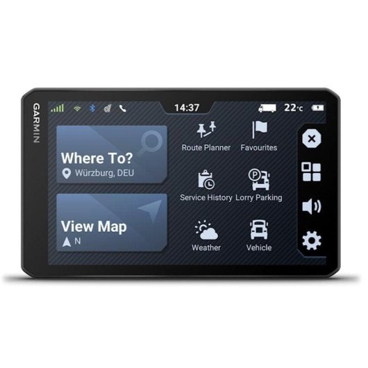 Garmin dezl LGV720 LKW-GPS-Navigator, 7 Zoll, lebenslange Karten, Live-Verkehr, Schwarz