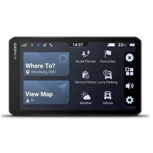 Garmin dezl LGV720 LKW-GPS-Navigator, 7 Zoll, lebenslange Karten, Live-Verkehr, Schwarz