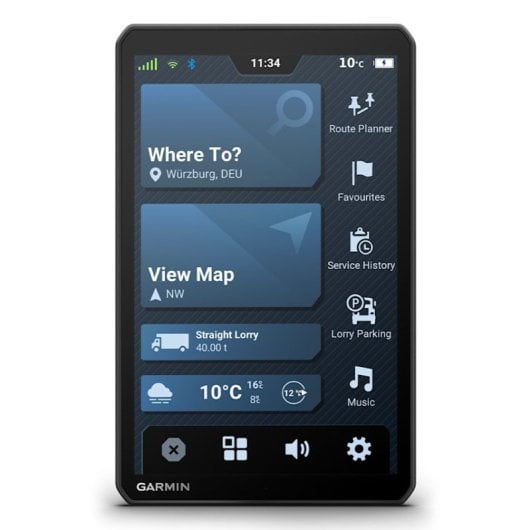 Garmin dezl LGV820 Navegador GPS para Camiones 8" Mapas de por Vida, Tráfico en Directo, Negro