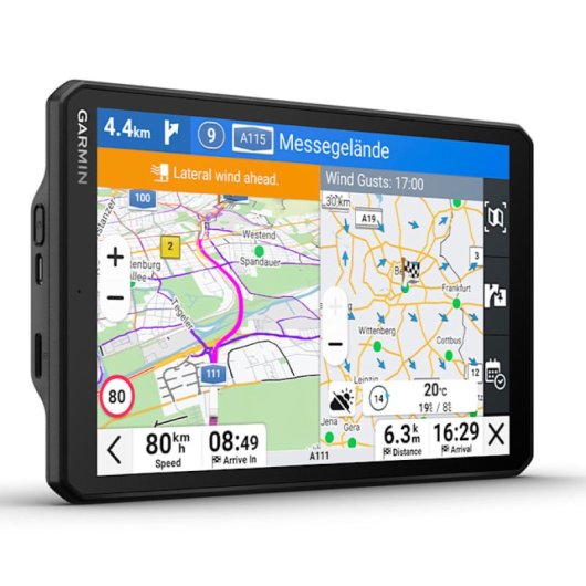 Garmin dezl LGV820 Navegador GPS para Camiones 8" Mapas de por Vida, Tráfico en Directo, Negro