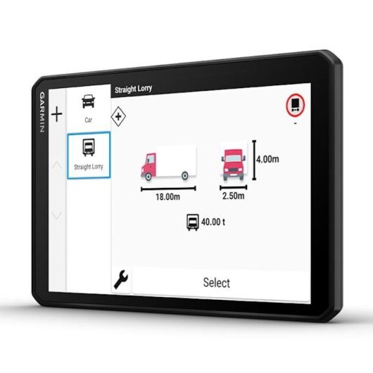 Garmin dezl LGV820 Navegador GPS para Camiones 8" Mapas de por Vida, Tráfico en Directo, Negro