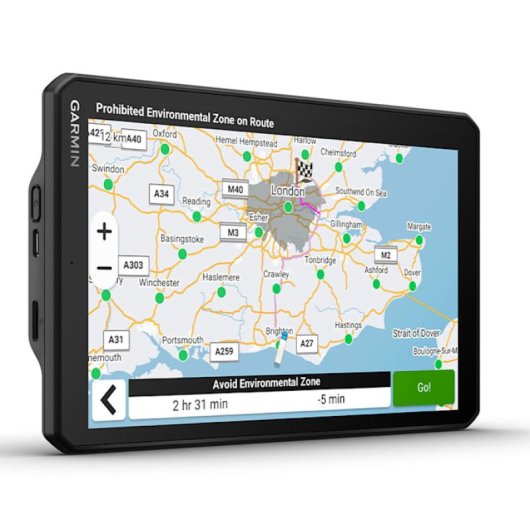 Garmin dezl LGV820 Navegador GPS para Camiones 8" Mapas de por Vida, Tráfico en Directo, Negro