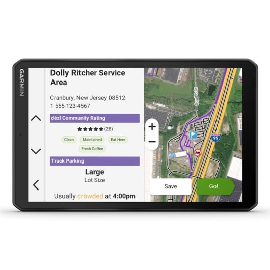 Garmin dezl LGV820 Navegador GPS para Camiones 8" Mapas de por Vida, Tráfico en Directo, Negro