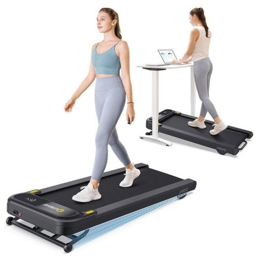 Caminhador UREVO 3S Inclinação Automática Bluetooth 2,5 HP LCD 120 kg