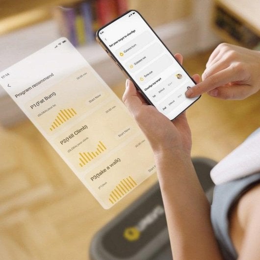 Caminhador UREVO 3S Inclinação Automática Bluetooth 2,5 HP LCD 120 kg