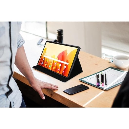 SilverHT Capa com Função de Suporte para Samsung Tab A9+ 11" Wave Space White