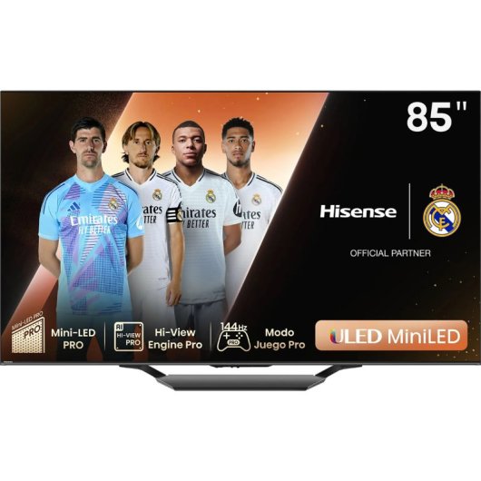 Hisense 85U7NQ 85" Mini-LED UltraHD 4K 144Hz IMAX Dolby Vision