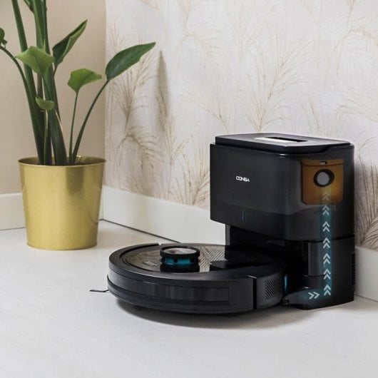 Cecotec Conga 7490 Ultimate Home Genesis Robot Aspirapolvere con Base Autosvuotante + Confezione da 5 Sacchetti