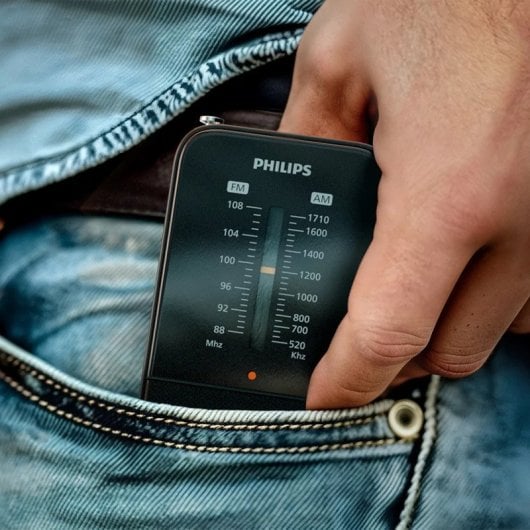 Radio portable Philips TAR1509 FM/MW, syntonisation analogique, fonctionne sur batterie