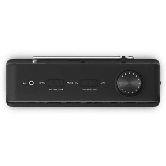 Radio FM/AM portable Philips TAR2509/10 avec haut-parleur 3,5 pouces, alimentée par batterie ou par câble d'alimentation