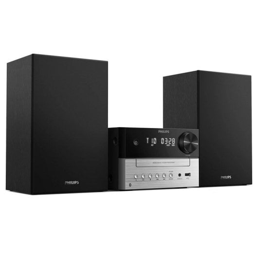 Philips TAM3205M2/12 Microcadena Bluetooth/CD/Radio FM/USB/Entrada de Audio 20W RMS