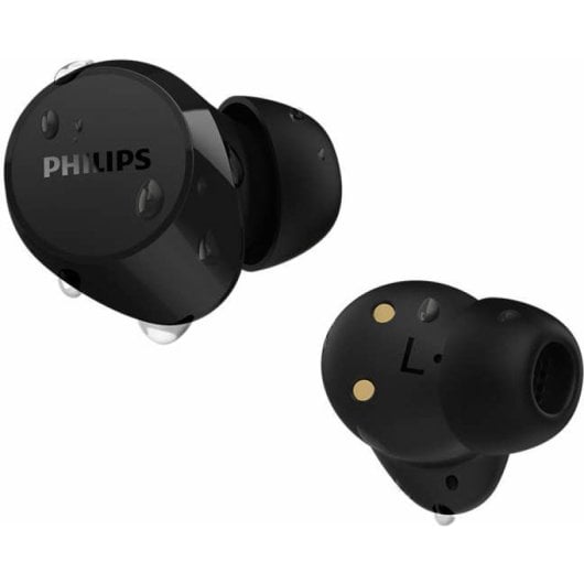 Philips TAT1209BK/00 Auriculares TWS Bluetooth 5.3 com Controlo Tátil e IPX4 Pretos